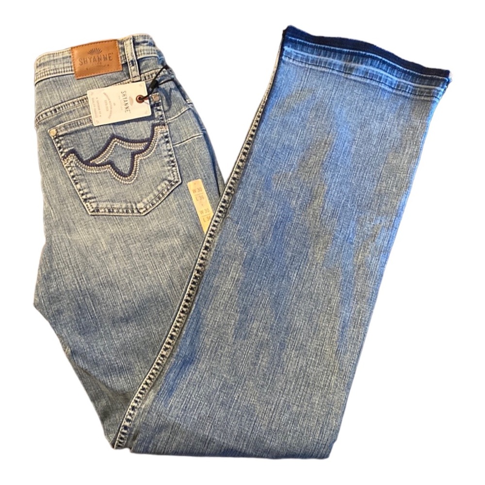Shyanne Women’s Mid Rise Bootcut Denim Jeans.